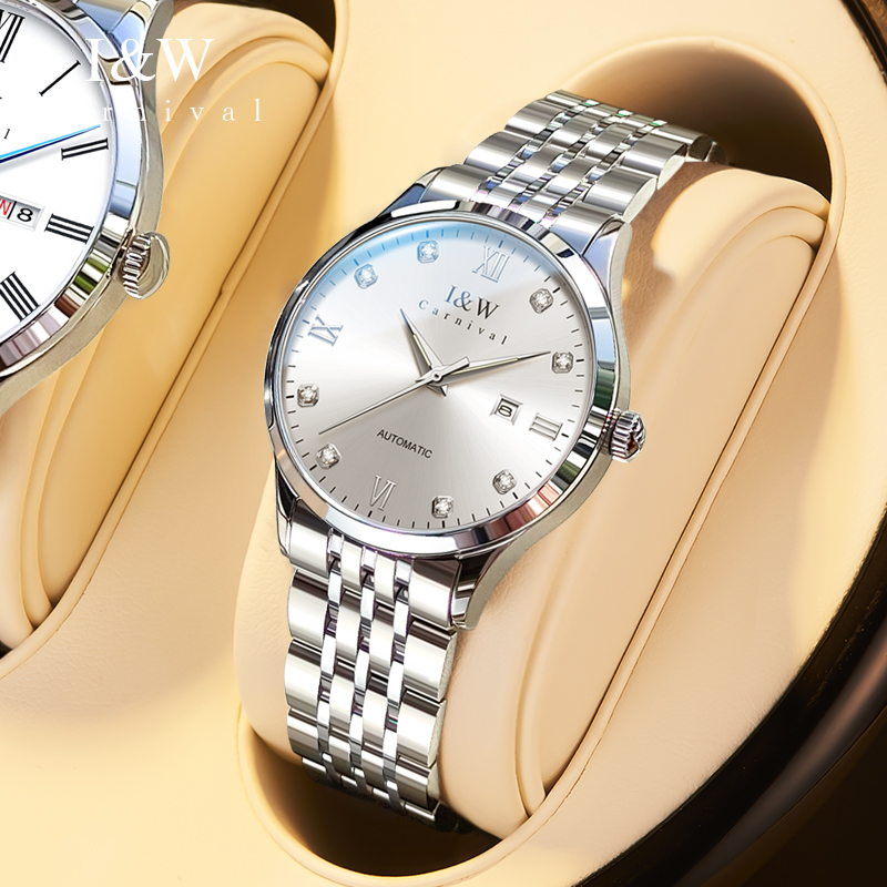 2024新款iw爱沃驰女士手表机械表女款正品简约气质名品牌防水腕表