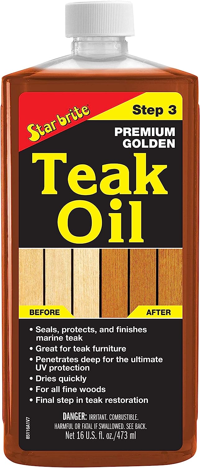 正品现货STAR BRITE Premium Golden Teak Oil