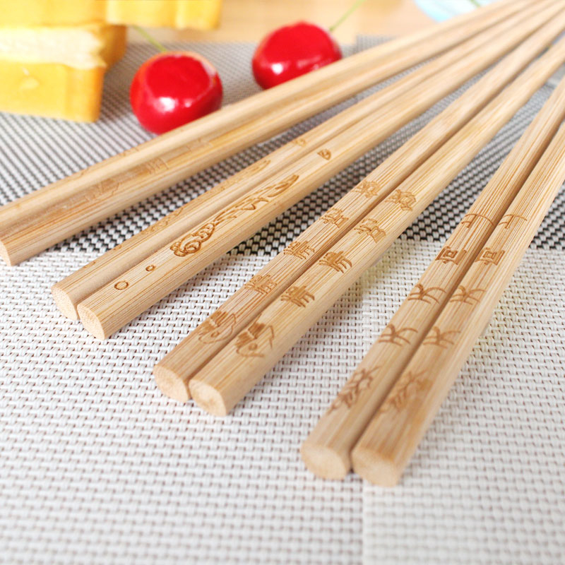 儿童筷快子家用纯竹木无漆无蜡幼儿园小孩训练筷宝宝防滑托管18cm