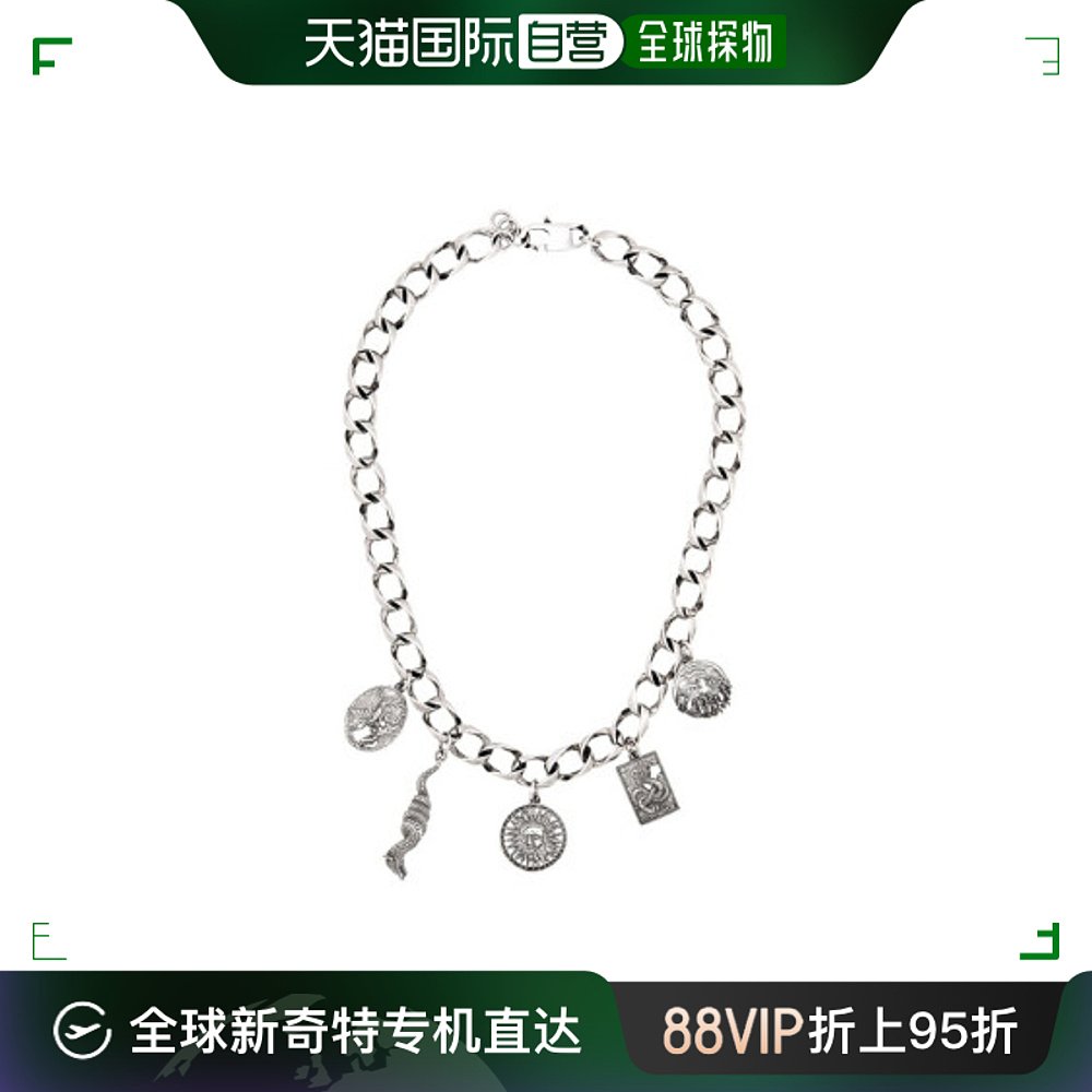 香港直邮Givenchy 复古金属神话图案吊坠时尚项链 BN0011N032