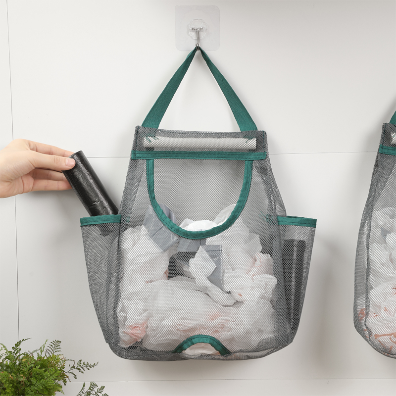厨房垃圾袋收纳神器壁挂式日本大容量塑料袋收纳袋整理盒袋子大号