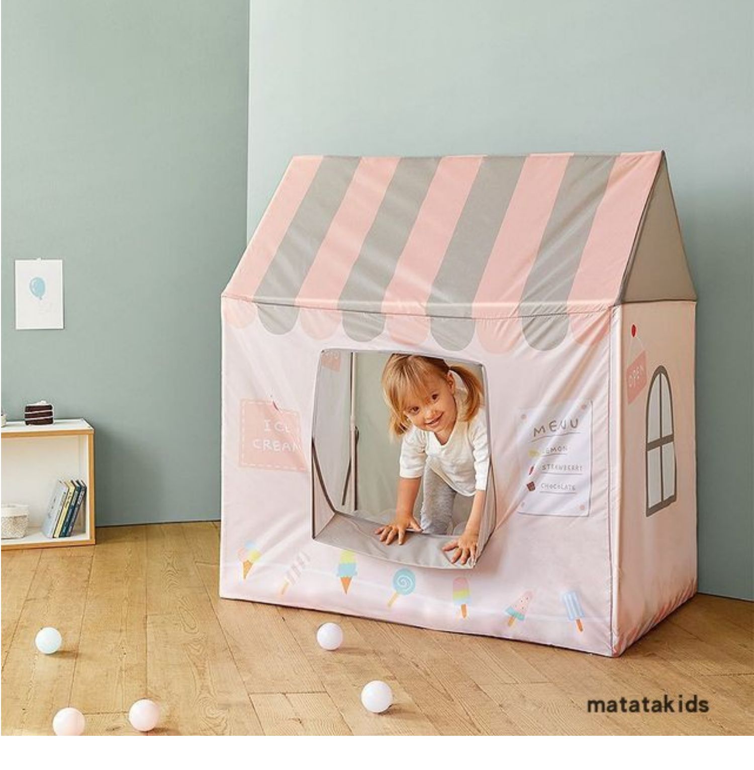 ins日韩男孩女孩室内过家家恐龙小房子便携折叠式帐篷游戏玩具屋