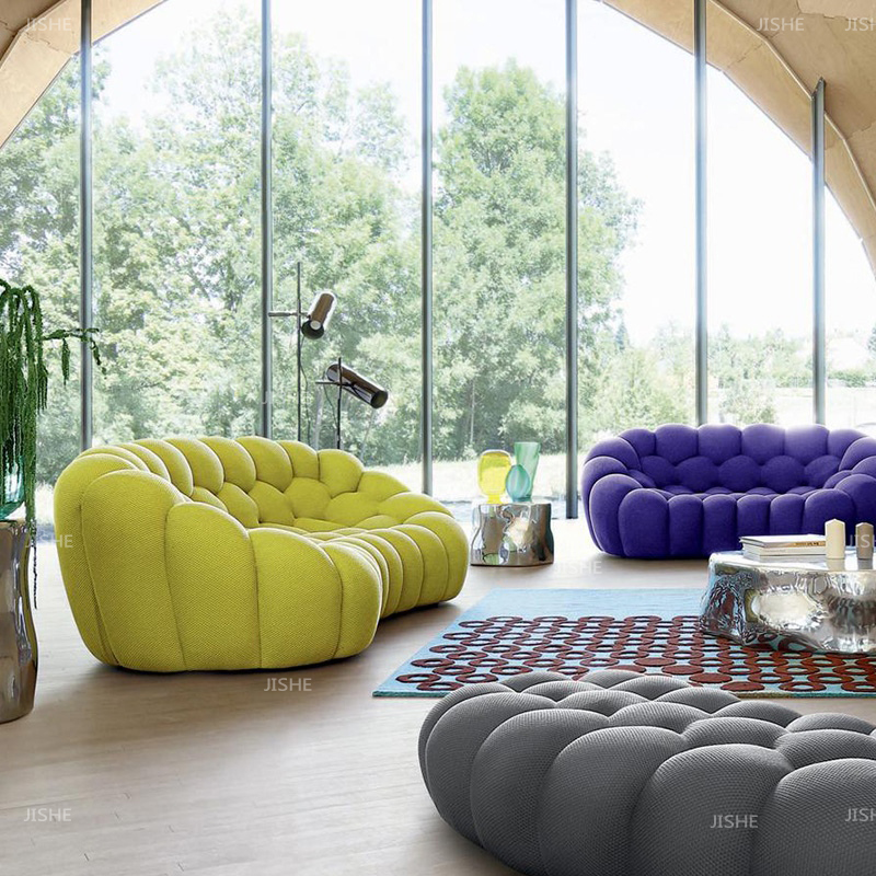 罗奇堡布艺沙发设计师创意气泡懒人沙发简约别墅会所网红个性沙发