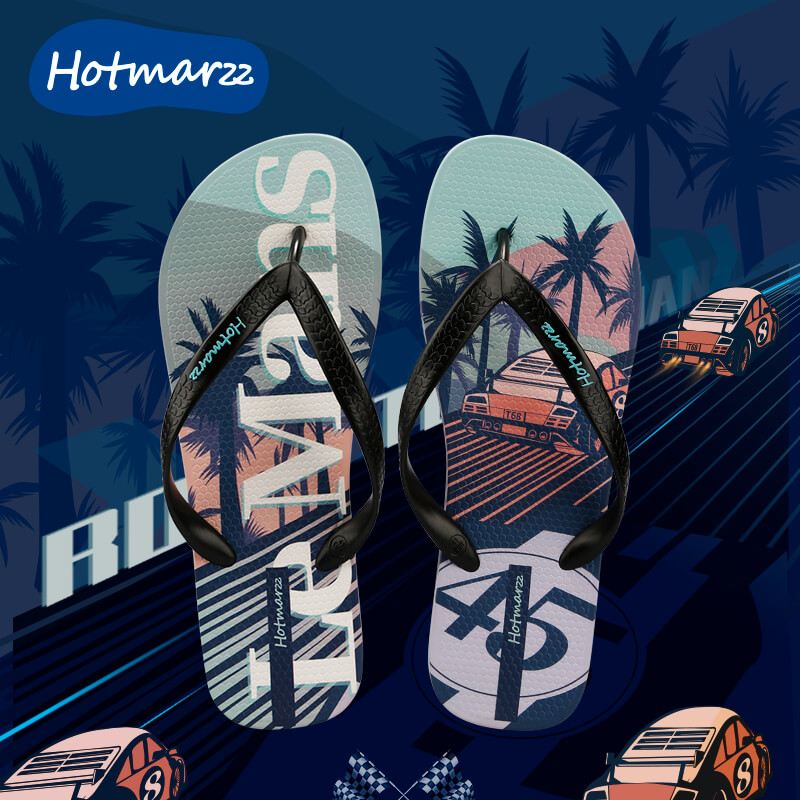 hotmarzz/黑玛人字拖男夏季外穿新款防滑夹板夹脚拖鞋男士沙滩鞋