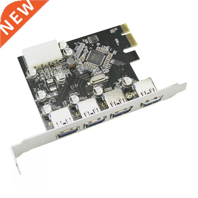 1 Set Professional 4-port PCI-E to USB 3.0 HUB PCI Express h