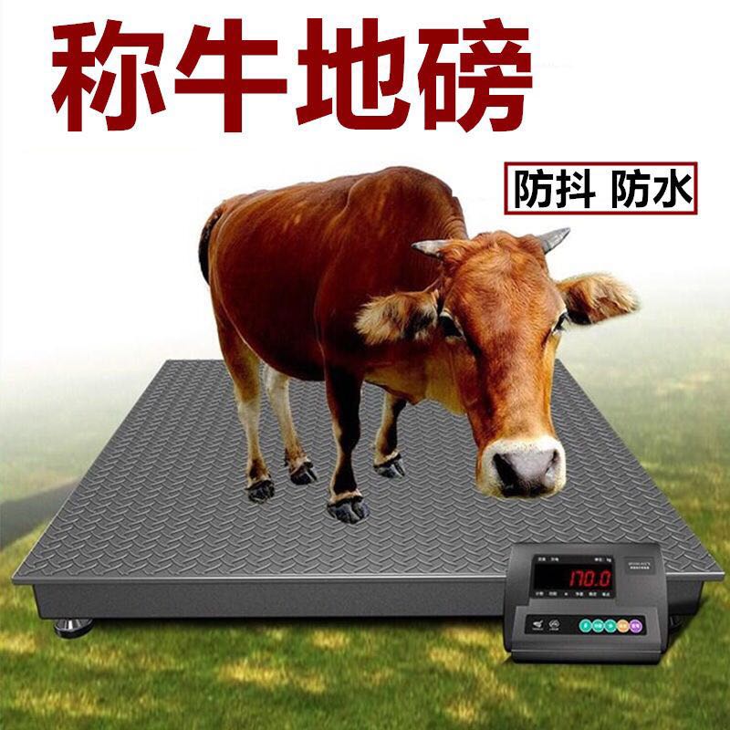 上海耀华称牛地磅秤1-3吨包邮高精度地秤商用畜牧地磅电子磅称猪