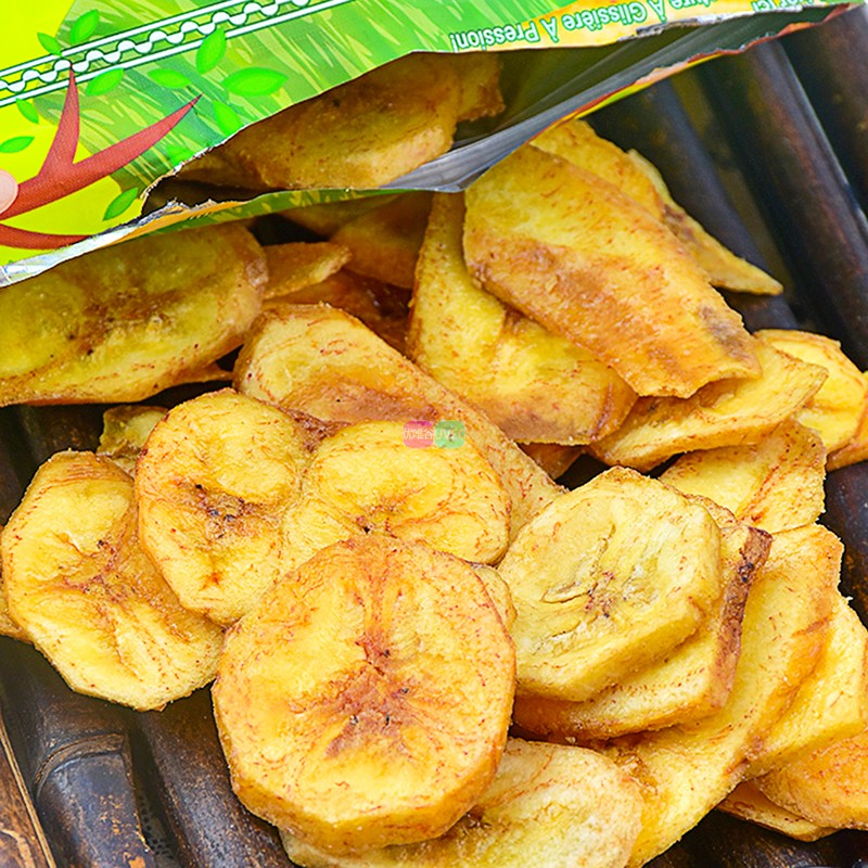 越南进口零食脆片休闲特产小吃水果干丹帝dan.dpak香蕉片袋装500g