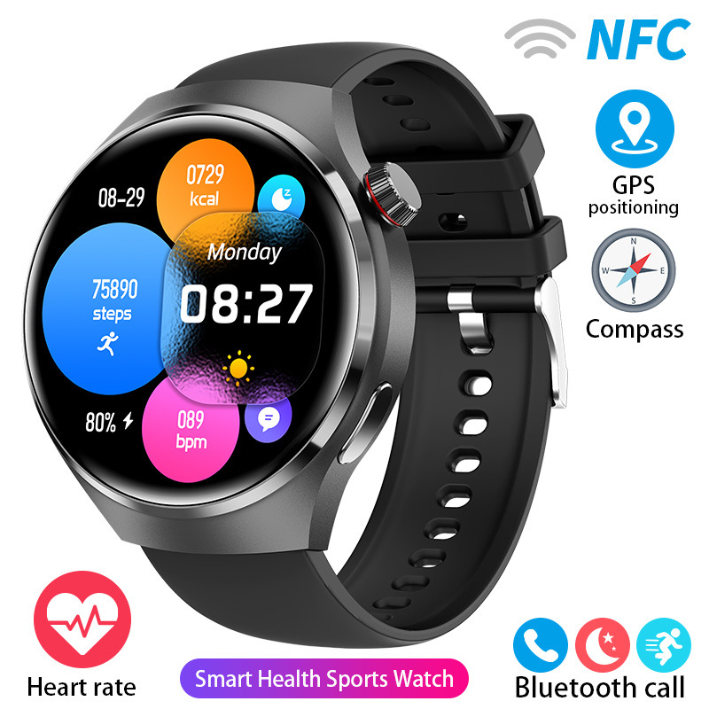 GPS Smart Watch Compass NFC IP68 Waterproof 智能健康运动手表