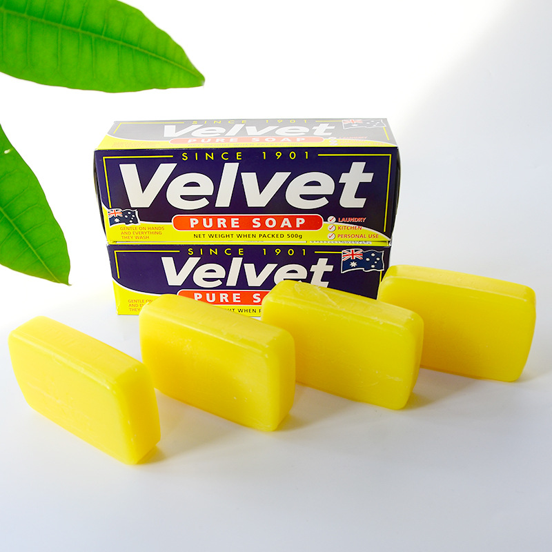 澳洲Velvet维爱肤多功能皂厨房厨具清洁去油洗衣香皂125g*4块装