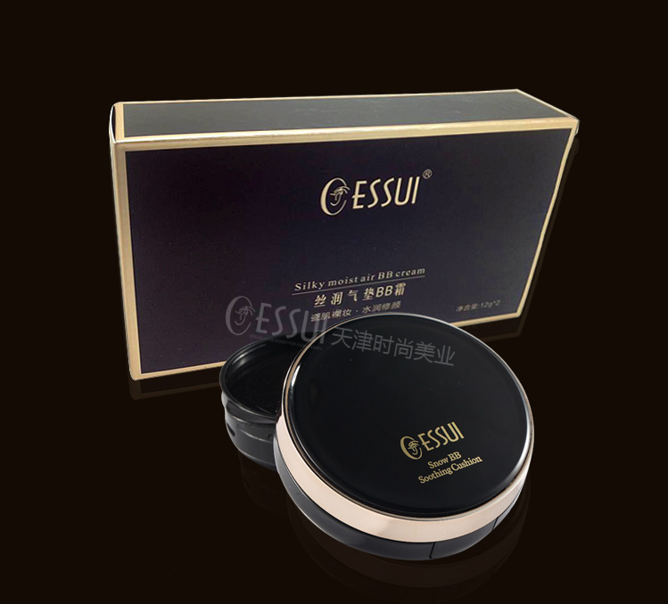 ESSUI法国一秀彩妆 丝润气垫BB霜 遮瑕持久保湿包邮送替换芯正品