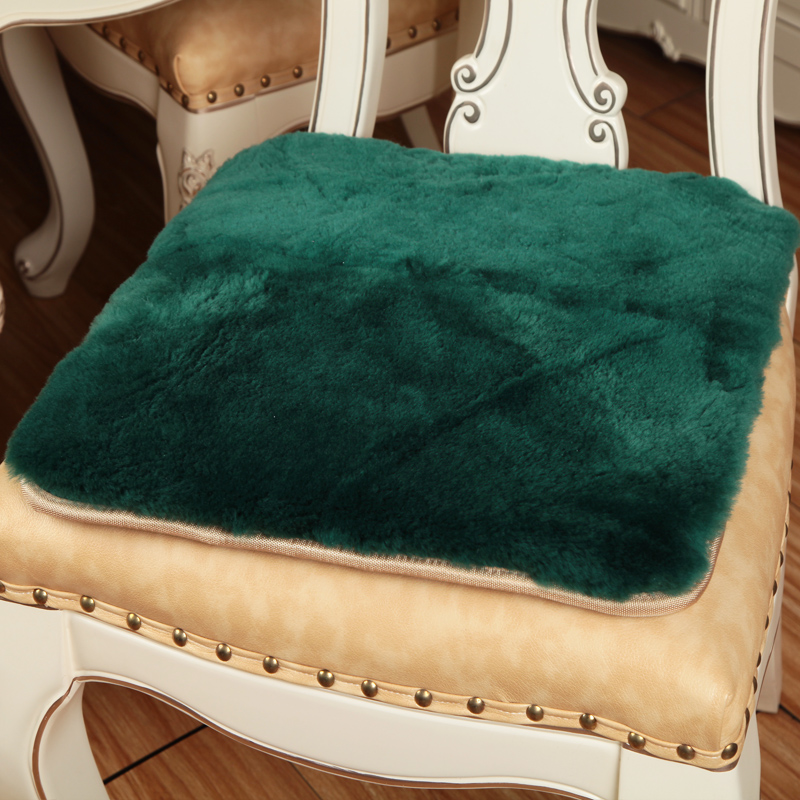 冬季纯羊毛餐椅垫沙发坐垫羊剪绒短毛绒老板电脑办公天然羊皮椅垫