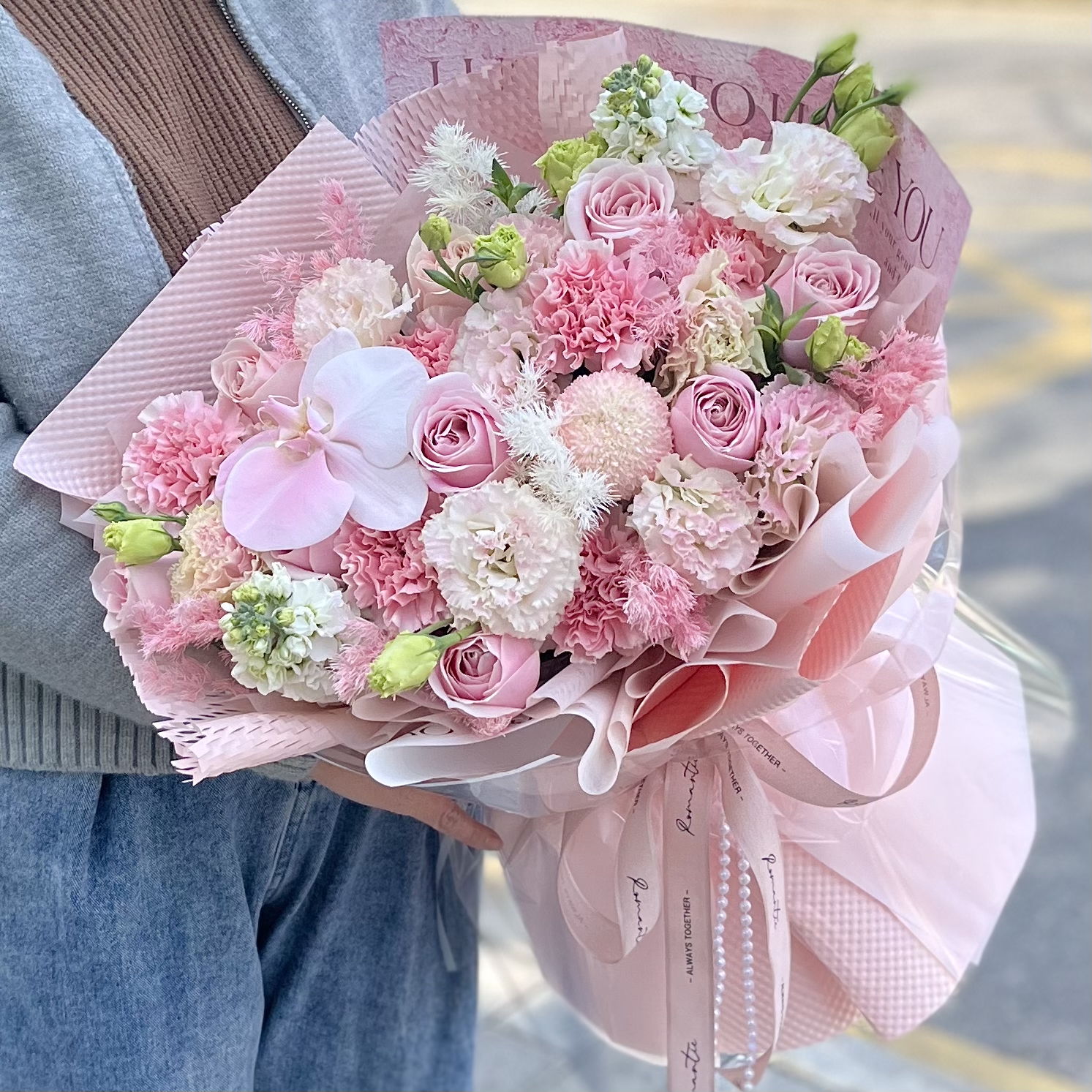 母亲节西安鲜花店同城速递玫瑰向日葵康乃馨花束生日表白纪念求婚