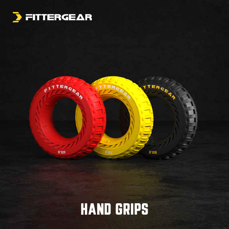 FitterGear 健身训练便携式轮胎橡胶握力器家用康复手部力量训练