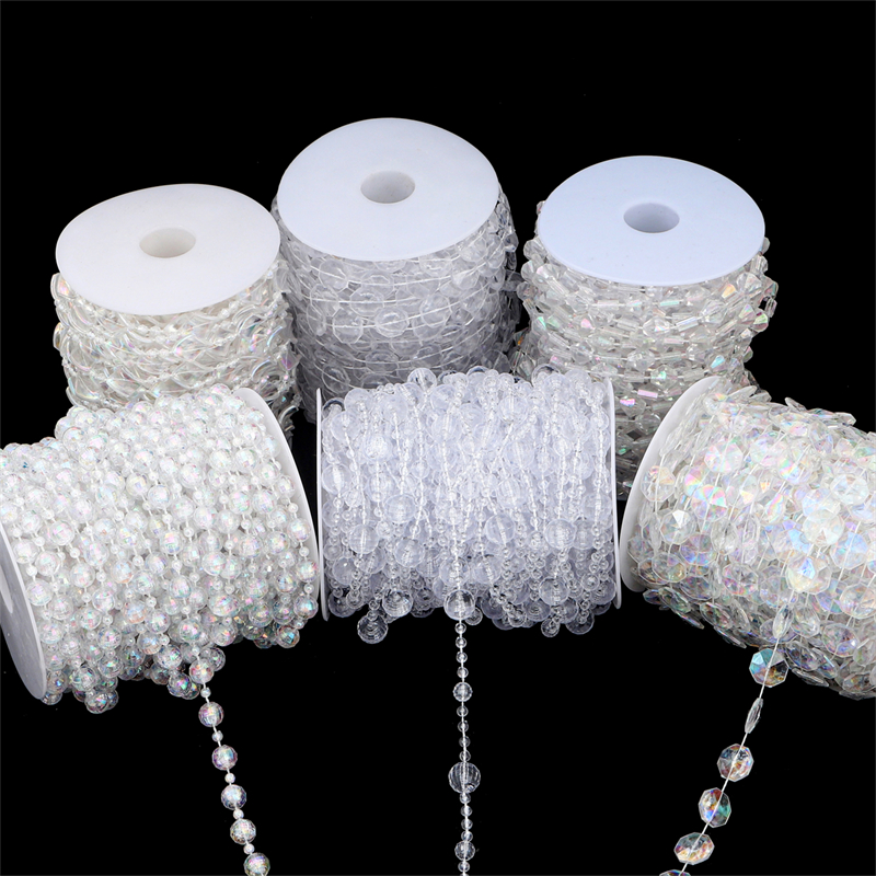 亚克力线帘珠婚庆装饰链条DIY手工制作花边饰品挂件珠链配件材料