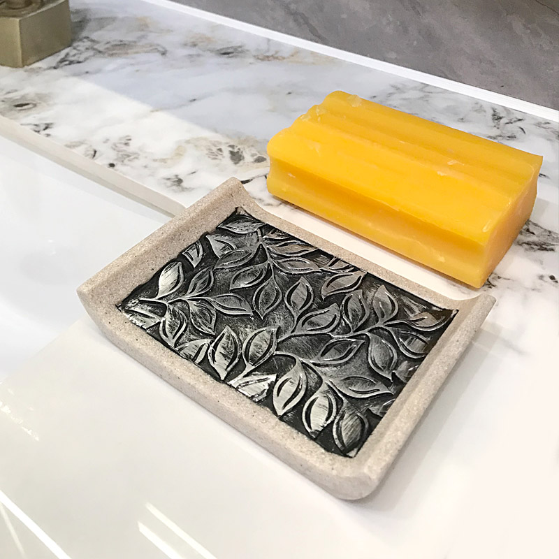 漱格香皂盒肥皂盒创意沥水欧式树脂皂盘酒店皂碟手工皂盒浴室配件