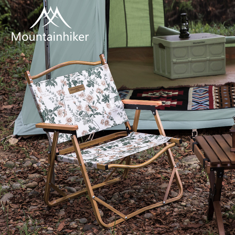 山之客新款春华秋实户外便携式露营自驾野餐可折叠铝合金克米特椅