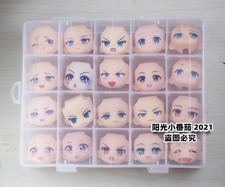 GSC 大粘土脸 替换脸 OB11娃娃 可用 收纳盒