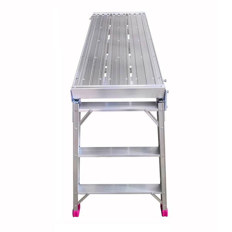 易登城100*40*75特厚型铝合金洗车移动作业踏台便携折叠平台梯凳