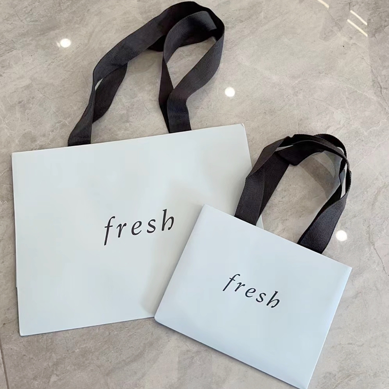 爆款国内柜台正品Fresh/馥蕾诗纸袋子拎袋手提袋购物礼品袋礼盒袋