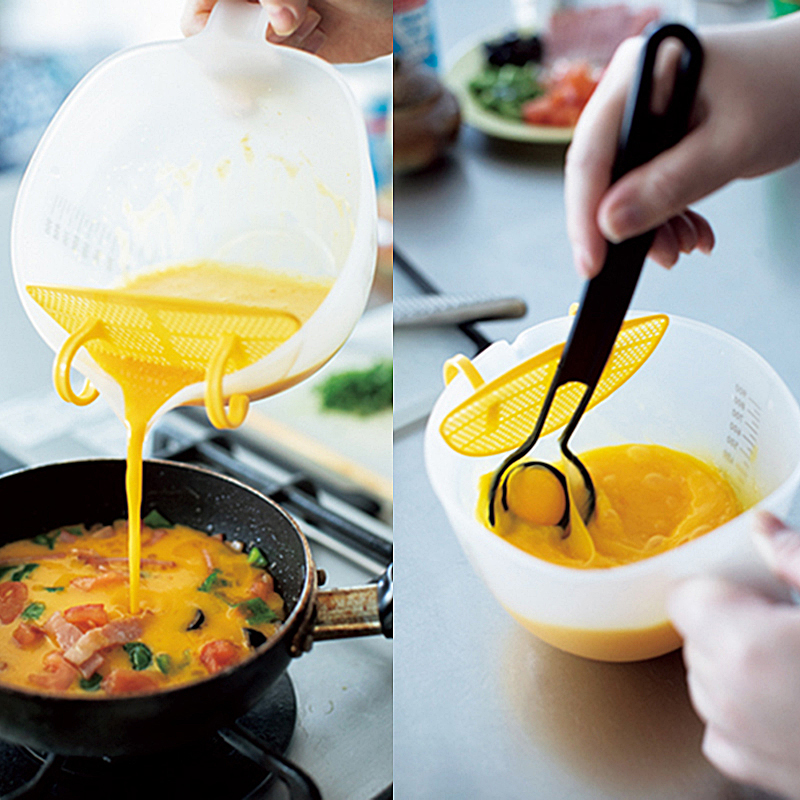 日本AKEBONO打蛋碗蛋液去筋过滤蛋沫大容量带刻度搅拌碗可洗碗机