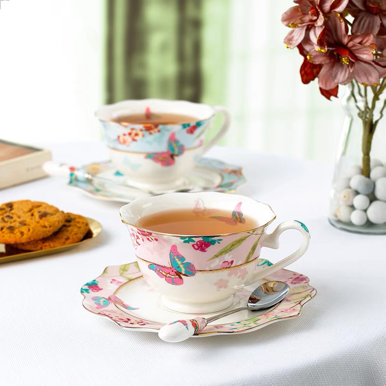 英式骨瓷咖啡杯套装欧式下午茶茶套具 创意陶瓷咖啡杯