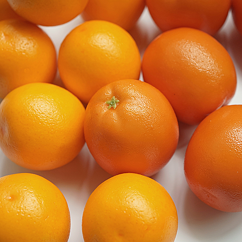 假橙子道具 澳橙脐橙模型 餐厅装饰摆件 仿真水果摄影拍照装饰品