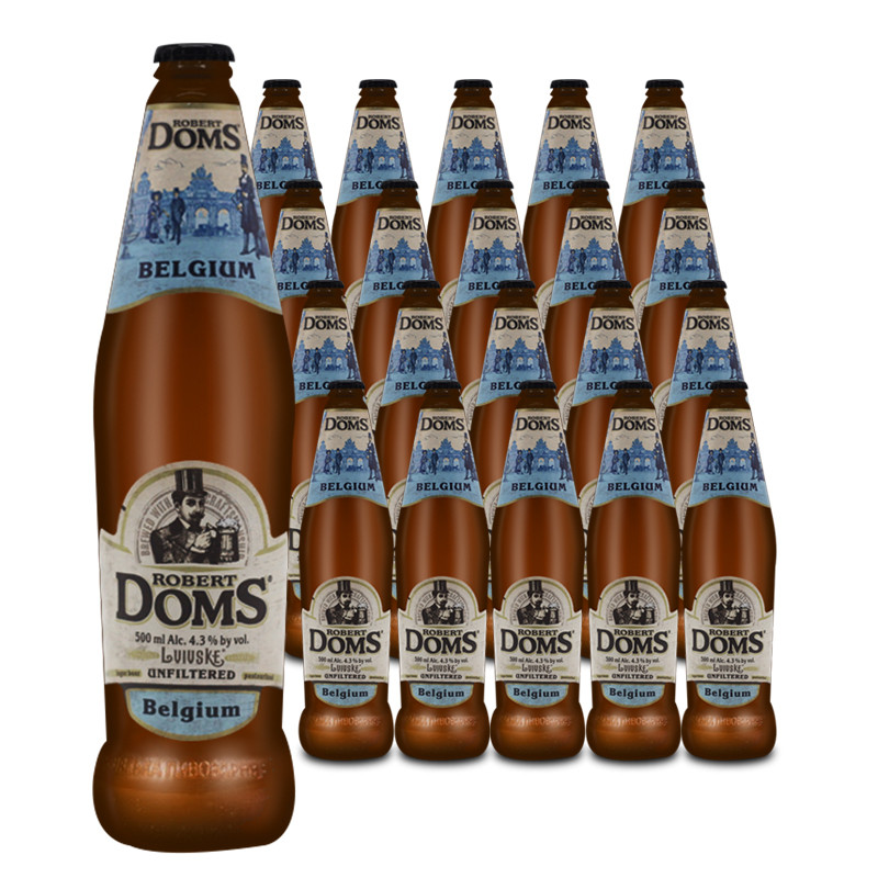 乌克兰原装进口多玛斯啤酒500 ml*20瓶装整箱精酿多姆斯小麦白啤