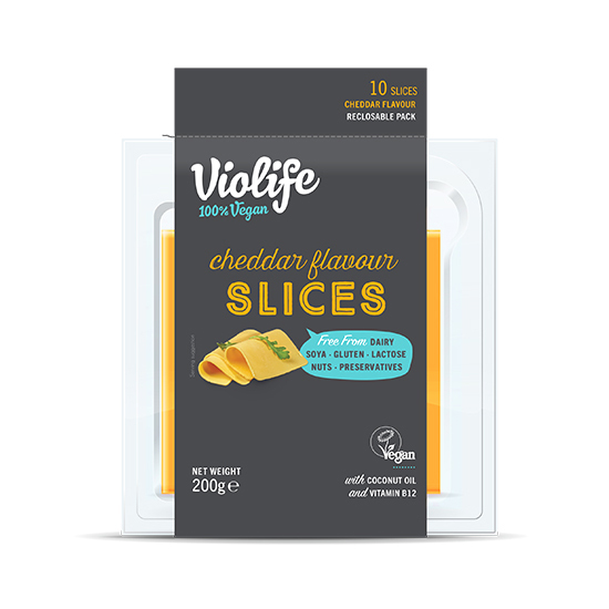 进口Violife Vegan Slices无麸无蛋奶无五辛纯素芝士奶酪片200g