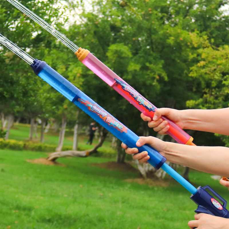 儿童水枪玩具喷水抽拉加特林女孩强力成人小孩漂流戏水男孩滋水枪