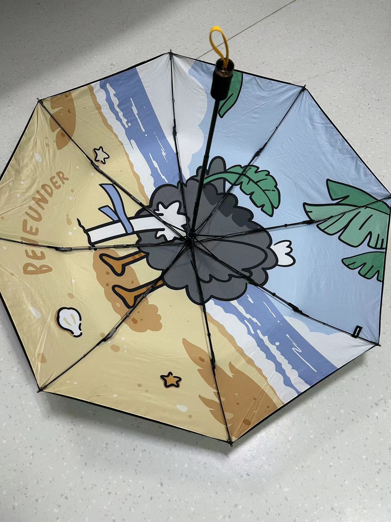 太阳伞防晒3折伞防紫外线遮阳伞