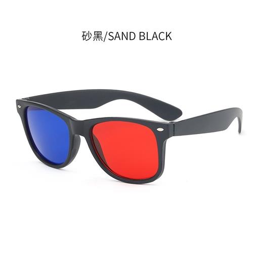 时尚红蓝3D立体眼镜文体娱乐教学弱视近视训练平板投影3d厂家直销