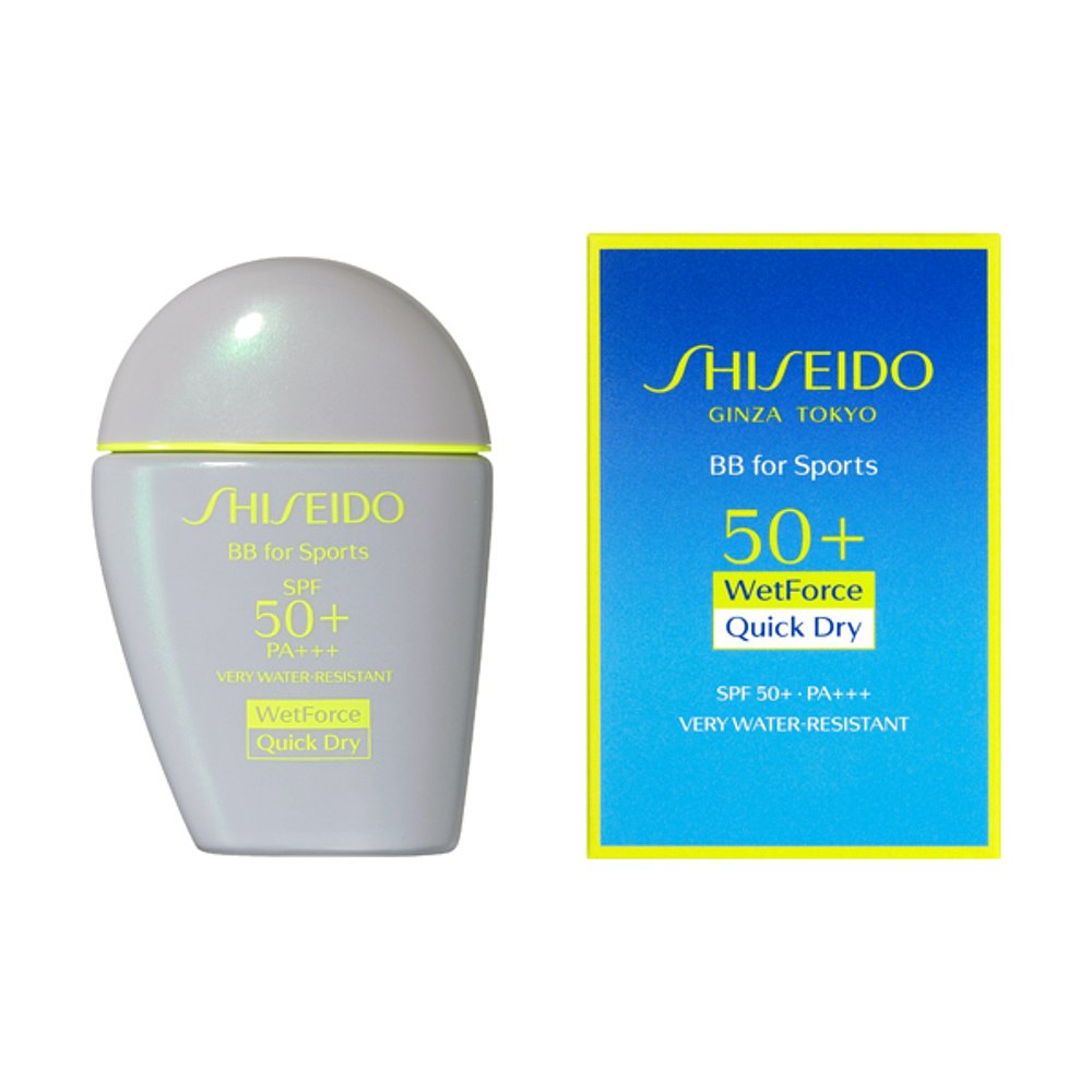 日本直邮Shiseido资生堂快干防水运动BB防晒霜持久防护30mlSPF50
