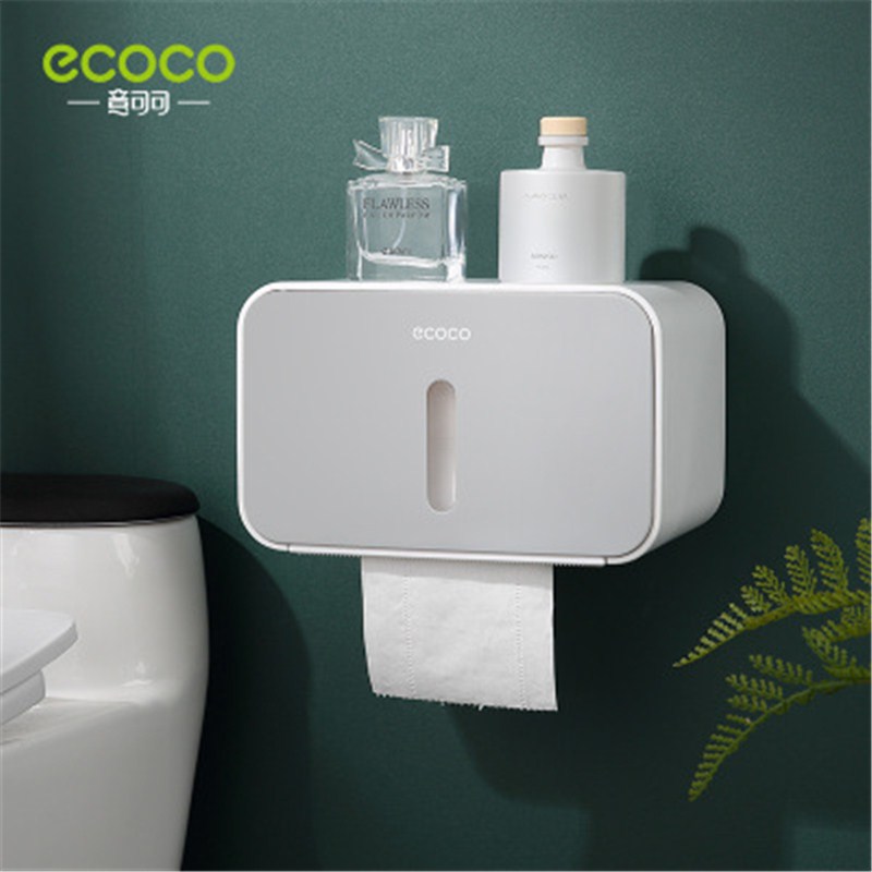 卫生纸盒卫生间纸巾厕纸置物架厕所家用免打孔创意防水抽纸卷纸筒