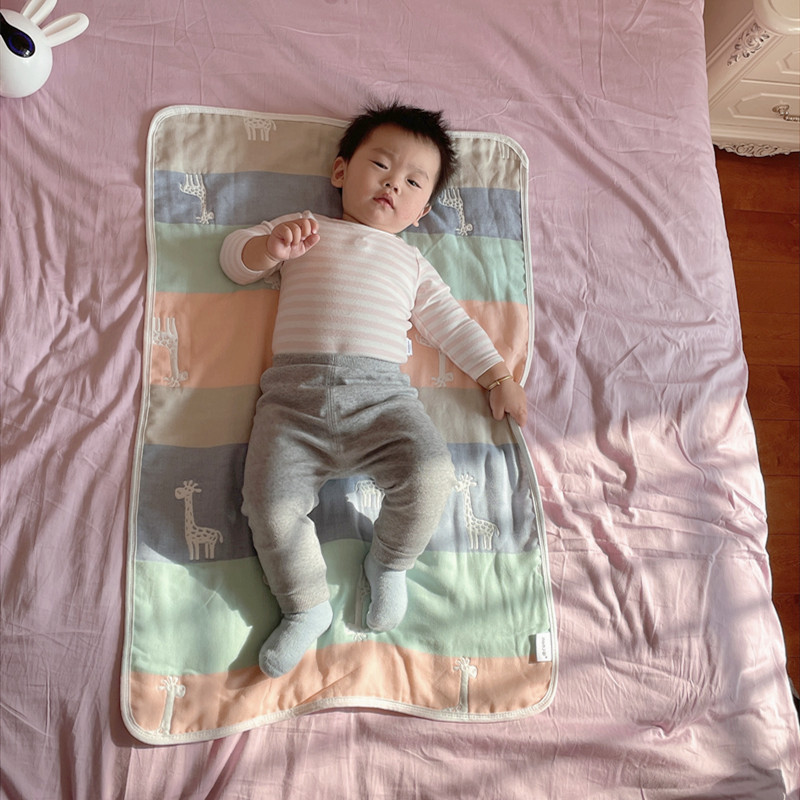 A类宝宝新生儿床单吸汗透气纯棉无荧光床垫可定制春夏秋冬季婴儿