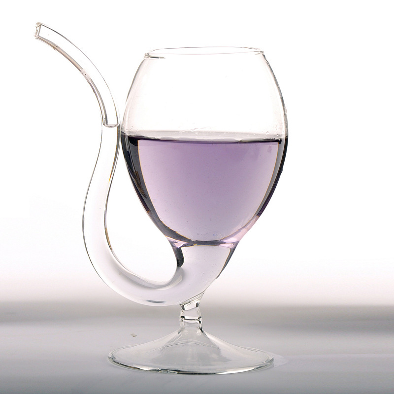 mxmade创意吸血鬼过滤式玻璃杯红酒杯 水杯个性礼品