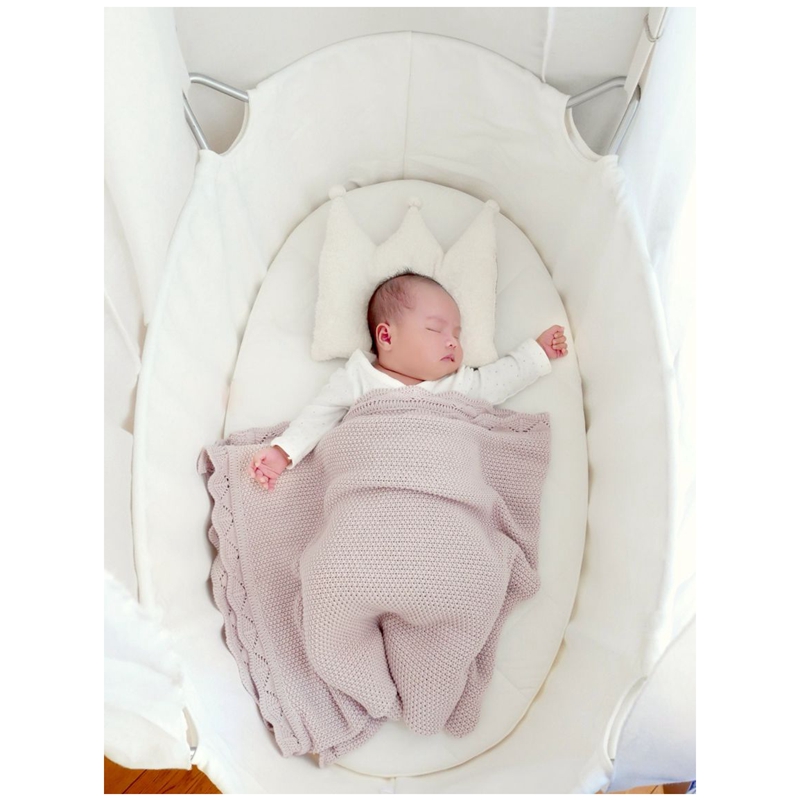 天妈外贸挪威S家婴儿纯棉针织盖毯宝宝抱毯推车毯棉毯抱被高颜值