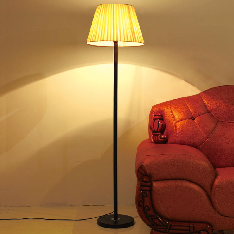 好莱仕遥控落地灯客厅卧室书房床头创意布艺LED落地装饰台灯