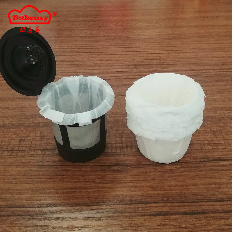 厂家直销bakeasy咖啡机专用过滤纸粉末胶囊杯纸托35mm底100只